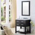 Procomfort 30 in. The Madalyn Collection Single Sink Bathroom Vanity; Espresso PR948299